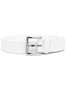 Orciani ceinture en cuir grainé - Blanc
