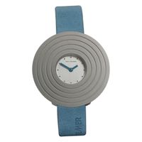 Horlogeband Rolf Cremer 499608-SOLEA Leder Blauw 14mm - thumbnail