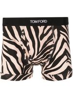 TOM FORD boxer à imprimé zébré - Noir