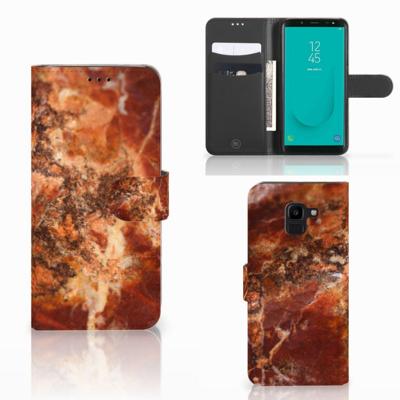 Samsung Galaxy J6 2018 | Bookcase | Marmer Bruin