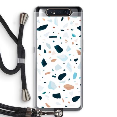 Terrazzo N°13: Samsung Galaxy A80 Transparant Hoesje met koord