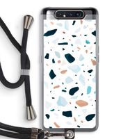 Terrazzo N°13: Samsung Galaxy A80 Transparant Hoesje met koord