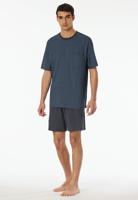 Schiesser Schiesser Pyjama Short graphite 181155 58/3XL
