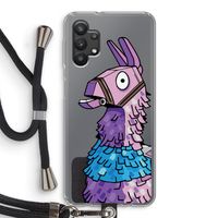 Lama: Samsung Galaxy A32 5G Transparant Hoesje met koord