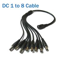 Power Supply kabel DC 1 tot en met 8 Power Splitter Adapter Cable voor Security CCTV Camera