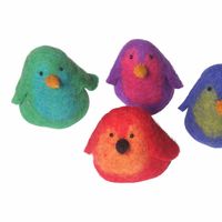Eierwarmers Vogeltjes (Set van 4) - thumbnail