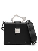 HELIOT EMIL sac porté épaule en cuir lisse - Noir