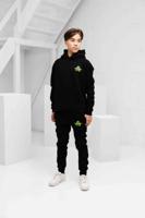 Black Bananas Action Figure Trainingspak Kids Zwart - Maat 128 - Kleur: ZwartGroen | Soccerfanshop