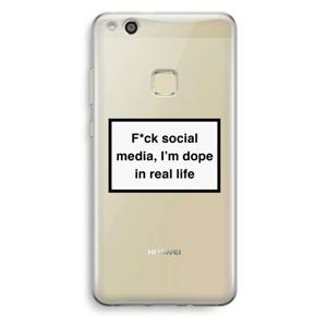 I'm dope: Huawei Ascend P10 Lite Transparant Hoesje