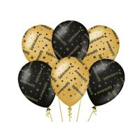 Classy party balloons gefeliciteerd