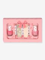 Set van 2 nagellak+ nagelvijl en stickers KONGES SLOJD rozen Set van 2 nagellak+ nagelvijl en stickers KONGES SLOJD rozen