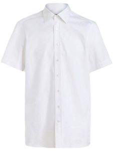 ETRO chemise en popeline à boutonnière - Blanc