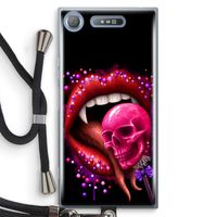 Dodelijk zoet: Sony Xperia XZ1 Transparant Hoesje met koord