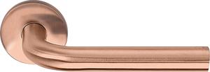 Deurkruk BASICS LB3-19 EN1906/3 geveerd op rozet - PVD mat brons