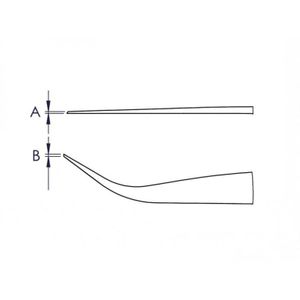 Knipex 92 81 03 industrieel pincet Roestvrijstaal