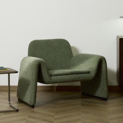 Kave Home Fauteuil 'Melvia' Chenille, kleur Groen
