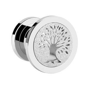 Tunnel met tree design Chirurgisch staal 316L Tunnels & Plugs
