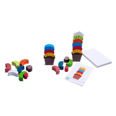 BS Toys ijs creaties hout balans en stapelspel