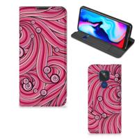 Motorola Moto G9 Play | Bookcase | Swirl Pink