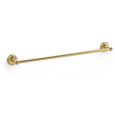 Handdoek houder Clasic | Wandmontage | 60 cm | Enkel houder | 24k Goud glans