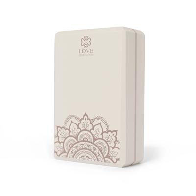 Love Generation Foam Yogablok - Mandala - Wonderful White
