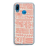 Marrakech Pink: Huawei P20 Lite Transparant Hoesje