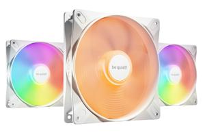 be quiet! Light Wings LX 140mm PWM high-speed Triple Pack White case fan 4-pin PWM, RGB