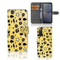 Telefoonhoesje met Naam Sony Xperia 10 V Punk Geel