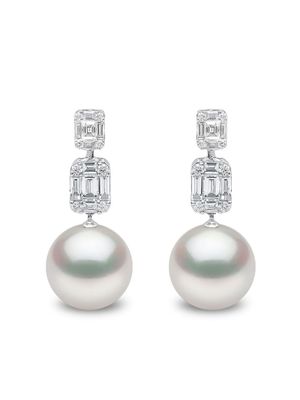 Yoko London boucles d'oreilles pendantes Starlight en or blanc 18ct - Argent