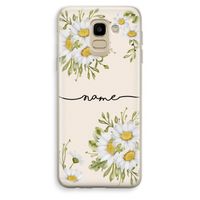 Daisies: Samsung Galaxy J6 (2018) Transparant Hoesje