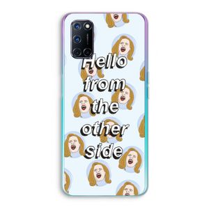 Hello: Oppo A72 Transparant Hoesje