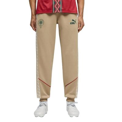 PUMA Marokko KING Anthem Trainingsbroek 2026-2028 Beige Rood Groen PUMA Marokko KING Anthem Trainingsbroek 2026-2028 Beige Rood Groen