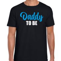 Daddy to be t-shirt zwart voor heren - Aanstaande papa cadeau - thumbnail