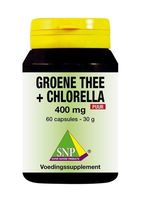 Groene thee chlorella 400 mg puur