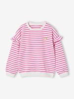 Marinetrui met ruches voor meisjes pioenroos