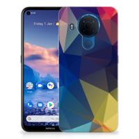 Nokia 5.4 | TPU Hoesje | Polygon Dark