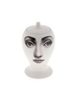 Fornasetti "Buona Notte" Vase - Blanc - thumbnail