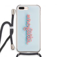 #nofilter: iPhone 8 Plus Transparant Hoesje met koord