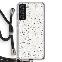 Terrazzo N°14: Samsung Galaxy S21 FE Transparant Hoesje met koord