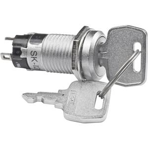 NKK Switches SK12BAW01 SK12BAW01 Sleutelschakelaar 250 V/AC 1 A 1x aan/aan 1 x 90 ° 1 stuk(s)