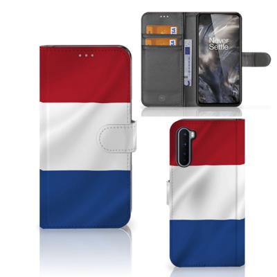 OnePlus Nord | Bookstyle Case | Nederlandse Vlag