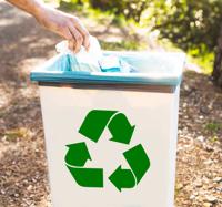 Recycle logo sticker - thumbnail