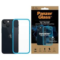 PanzerGlass ClearCase iPhone 13 Mini Antibacterieel Hoesje (Geopende verpakking - Bevredigend) - Blauw / Doorzichtig