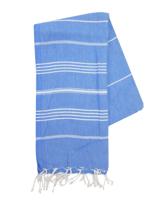 The One Towelling Hamamdoek Blauw/Wit The One Towelling Hamamdoek Blauw/Wit