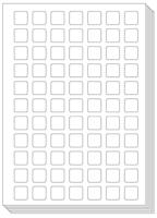 Pictogenda blanco stickervellen (25 stuks) (Hardback)