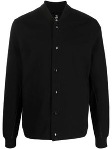 Thom Krom veste boutonnée à col officier - Noir