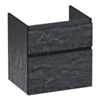 Brauer Delight Edge - Onderkast - 60 cm - met 2 Softclose Lades Greeploos en 1 Sifon Uitsparing - Damascus