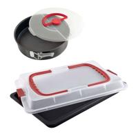 Bakplaat met deksel en springvorm - DR oeTKER - Bake and Go - 42 x 29 cm