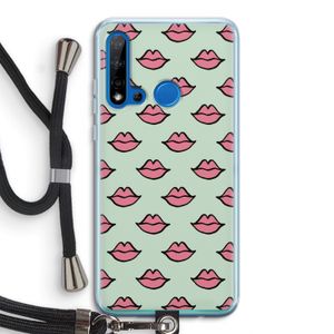 Lipjes: Huawei P20 Lite (2019) Transparant Hoesje met koord
