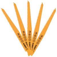 DeWalt Accessoires Reciprozaagblad BiM 228x3,6-5,1mm hout met spijkers, snel - DT2349-QZ - DT2349-QZ - thumbnail